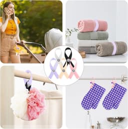 Handdoek Clips - Textiel Hangers - Keuken Organiseren - Zonder Naaien - 40 Stuks - Mix — thumbnail 4
