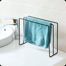 Vrijstaande Handdoek Droogrek met 3 Armen voor Keuken, Badkamer en Huishouding - Ideaal voor Handdoeken, Afwasdoeken en Keukenaccessoires — thumbnail 5
