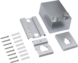 2 stuks 4,2 m intrekbare kledinglijn, zware wandmontage, draagbare tuinlijnen (zilver) — thumbnail 2