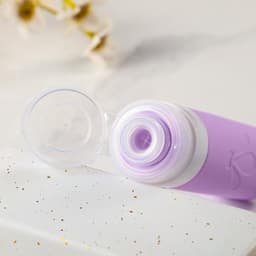 Reisflessen om te vullen, TSA-goedgekeurde 90 ml siliconen reisflessen, BPA-vrije, lekvrije reisformaat container - Holiday Essentials voor vrouwen, reisset vloeistoffen inclusief toilettas — thumbnail 5