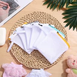 SnelShoppen - 6 Stuks Vouwbare Mini Waszakken voor Fijne Was - Herbruikbare Netwaszakken voor Kleding - Ideaal voor Reis en Huishoudelijk Gebruik — thumbnail 3