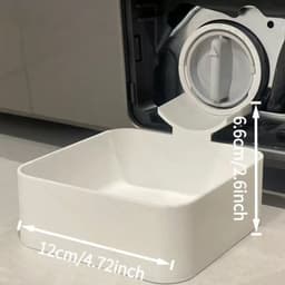 Lekbak Wasmachine - Wateropvangbak - Opvangbak - Universele Wasmachine Lekbak - Afvoerbak Voor Wasmachines - 16 × 12 × 4.5 Cm - Eenvoudig Te Installeren - Afvoerbak - Geschikt Voor Appartementen, Garages En Huurwoningen - Wit — thumbnail 5