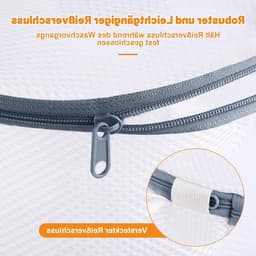 Set van 3 Wasnetten voor Bh's en Ondergoed - 18 x 20 cm Herbruikbare Waszakken met Verstevigde Rits voor Kleding en Sokken — thumbnail 5