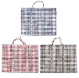 Waszakken - 3 Stuks - Sterk en Duurzaam - Opbergtas voor Kleding - Met Rits - Ideaal voor Verhuizen - Afmetingen 79x20x58,5 cm - Opbergzakken — thumbnail 4
