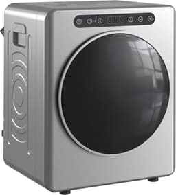 HOMCOM Mini Wasdroger - 3kg Laadvermogen - Luchtafvoerdroger-6 droogstanden- 1000W - Vrijstaand - Zilver — thumbnail 1