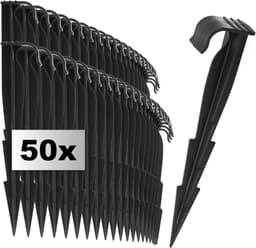 com-four® 50x bevestigingshaken voor irrigatiebuizen, Plastic grondankers - ShopVlot — thumbnail 1