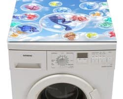 Papillon Wasmachine Beschermer - Antislip mat - 60x60 cm - Bubbles