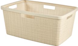 Curver Jute Wasmand - 46 liter - Gebroken wit — thumbnail 1