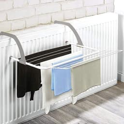 Vannons - Wasrek - Droogrek Inklapbaar - Droogrek Hangend - Over de deur radiator of balkon - 9 lijnen - Verstelbaar — thumbnail 2