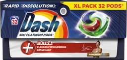 Dash 4in1 PODS - +Extra Vlekkenverwijderaar - Voordeelverpakking 4 x 32 Wasbeurten — thumbnail 3