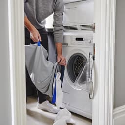 Dubbele Wasmand - Wasmand 2 Vakken - Laundry Bag - 60L — thumbnail 3