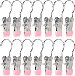 Wasknijpers - Met haak - Anti slip - Speciaal type - 360 graden draaibaar - 20 Stuks - Premium - Knijpertjes - Fotoknijpers - Geboorte wasknijpers - Foto knijpers — thumbnail 1