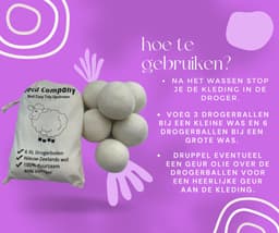 Betu Company Drogerballen - Eco Drogerballen - Wasverzachter Alternatief - Energiebesparende Drogerballen — thumbnail 2