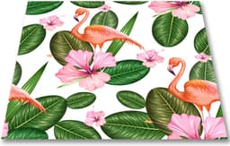 Papillon Wasmachine Beschermer - Antislip mat - 60x60 cm - Papillon Flamingo — thumbnail 1