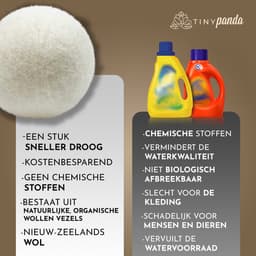 Droger Ballen XL 6 stuks inclusief lavendelolie – Zero waste Dryer Balls - Wasverzachter – Herbruikbare Drogerballen – Sneller drogen — thumbnail 2