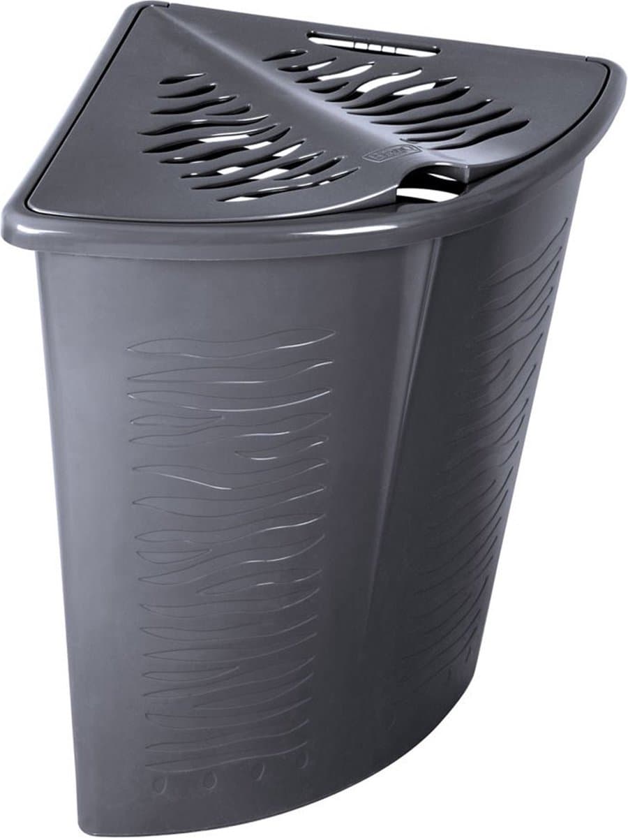 BranQ - Corners Wasmand 45L | Zebra Zwart Wi — afbeelding 1