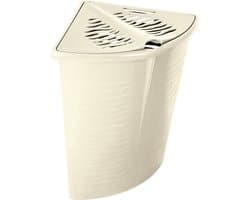 BranQ - Corners Wasmand 45L | Zebra beige | hoekwasmand | kunststof — afbeelding 1