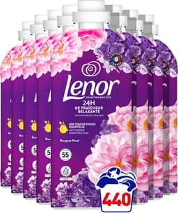 Lenor Wasverzachter Bloemenboeket - 8 x 1155 ml — thumbnail 1