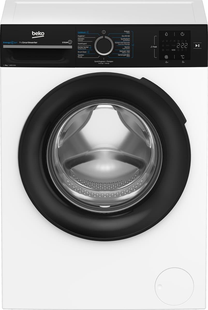 Beko BM3WFT3841B EnergySpin wasmachine — afbeelding 1