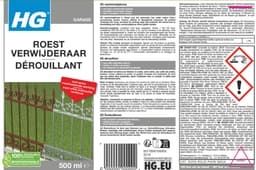HG roestverwijderaar 500ml — thumbnail 2