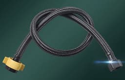 Profielenloods - Aansluitslang flexibel 1/2" x 1/2" zwart 500 mm (50cm) — thumbnail 3