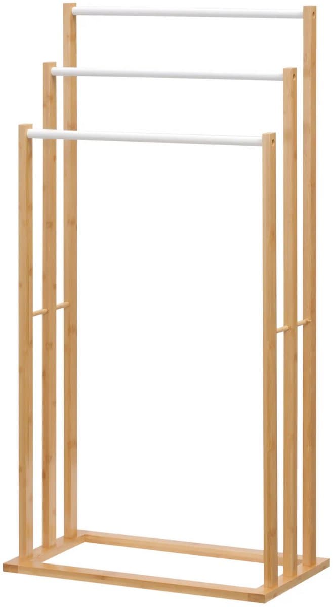 Handdoekenrek badkamer - Badkamer accessoires - Badkamerrek - Handdoekhouder - Droogrek - 48 cm x 25,8 cm x 94 cm — afbeelding 1