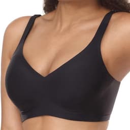 Zachte naadloze beha voor dames zonder beugel V-hals - ultracomfortabele zachte bralette - beha voor dagelijks gebruik - T-shirts beha — thumbnail 1