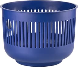 Zone Denmark Ume Wasmand - 30 liter - Indigo blue (blauw) - Kunststof - Ronde Wasmand met Hengsel - Kleine Wasbox of Opbergmand — thumbnail 1