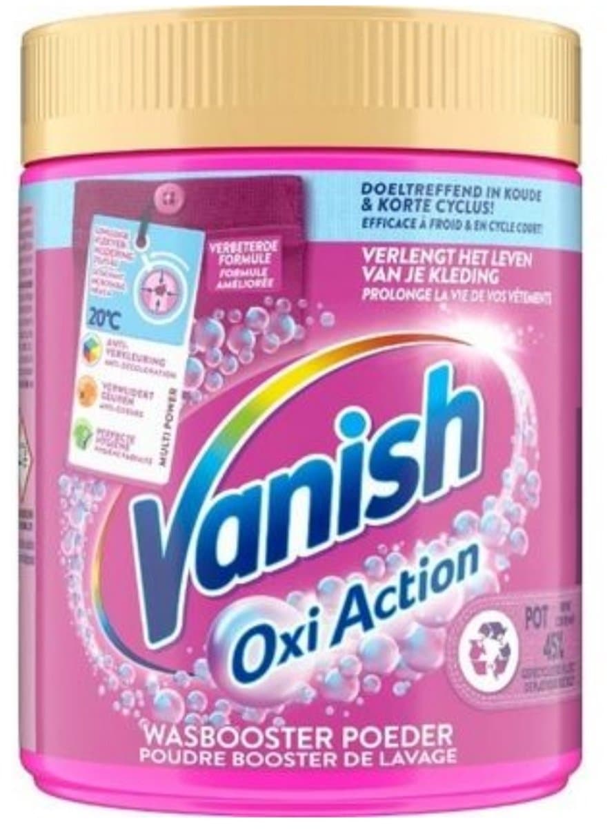 Vanish Oxi Action - Vlekkenverwijderaar Poeder - Zonder Bleek - Gekleurde Was - 530 Gram — afbeelding 1