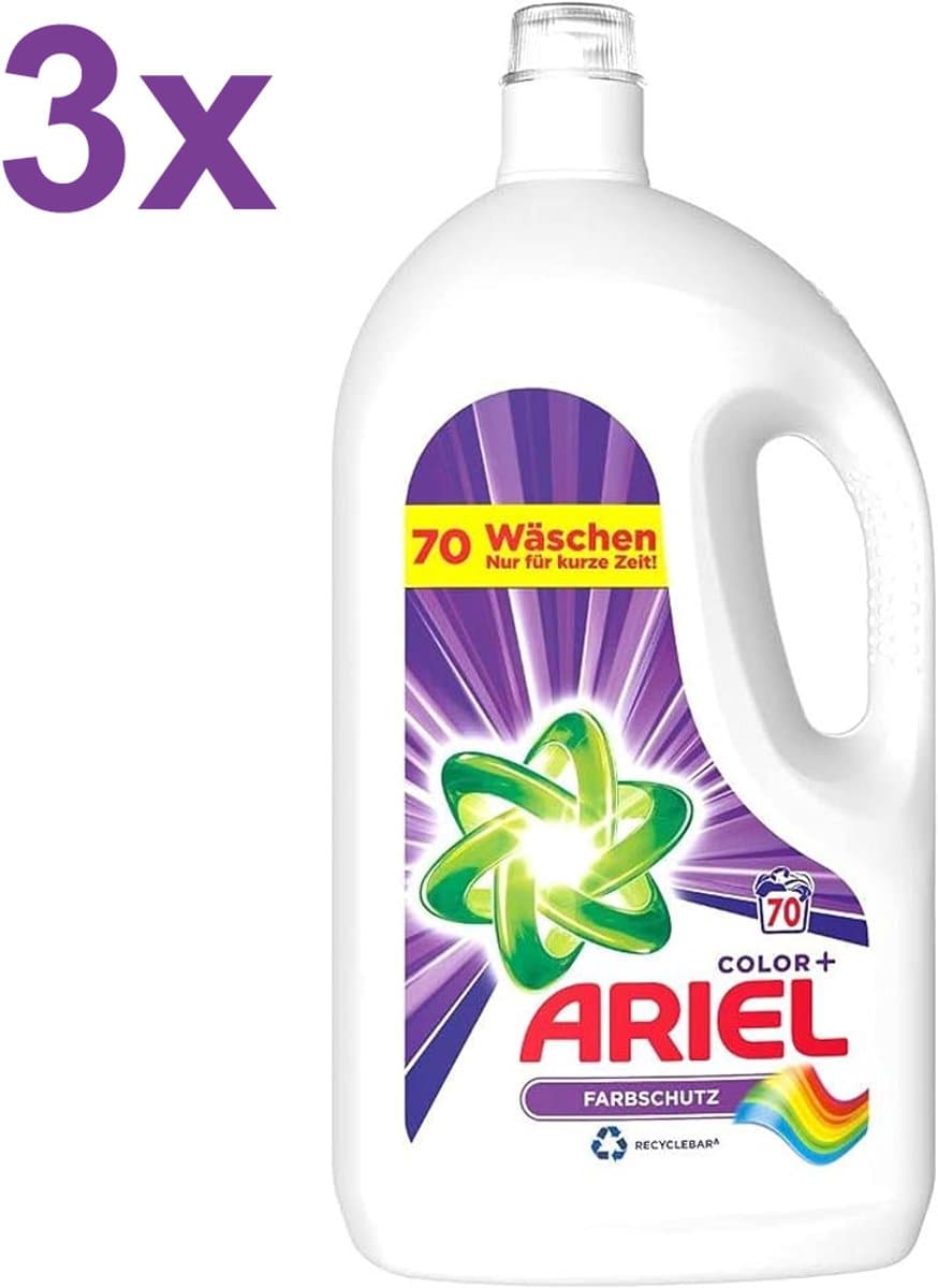 Ariel – Color+ – Vloeibaar Wasmiddel – Voor Gekleurde Was - 11,55L – 210 Wasbeurten - Voordeelverpakking — afbeelding 1