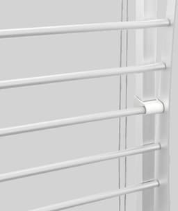 Foxydry Wall 88 cm White droogrek wandmontage -bediening links- - Witte kleur - 88 x 52 x 137 cm — thumbnail 2