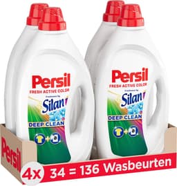 Persil Freshness By Silan Deep Clean - Vloeibaar Wasmiddel - Voordeelverpakking - 4 x 34 Wasbeurten — thumbnail 1