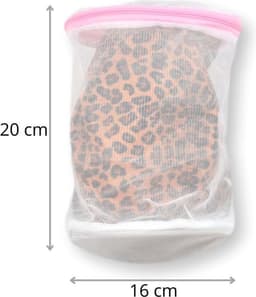 *** 2x Waszak rond 16x20 cm wit - Sokken - Ondergoed - van Heble® *** — thumbnail 3