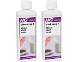 HG vlekweg 4 o.a. saus & jus, kruiden, bloed en melk 2x