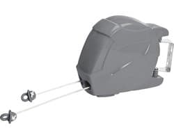 Drooglijn | Argos Home Set van 2 x15 m intrekbare waslijnen  | wasdraad 30M