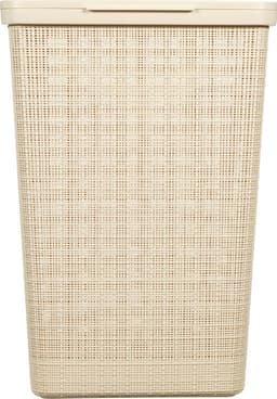 Curver Jute Wasmand met deksel - 58L - Gebroken wit — thumbnail 5