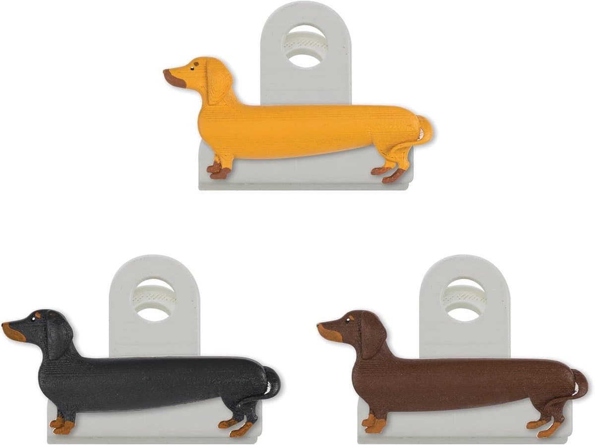 3 stuks Honden Klitten voor Zakken - Vershoudende Houders voor Snacks — afbeelding 1