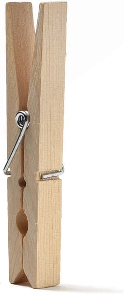 Wasknijpers voor waslijn, voor wasdrogers en draden, gaten in twee maten, 12 grote wasknijpers, 1,1 x 2,2 x 9 cm, mix in 4 kleuren — thumbnail 4