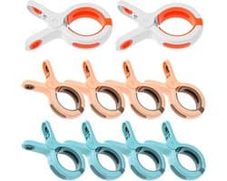 8 Stuks Handige Strandstoelen Handdoekklemmen voor Badhanddoek, Tapijt en Beddengoed