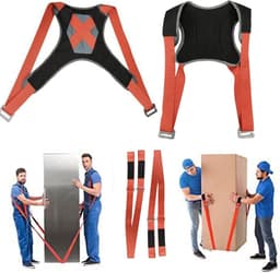 Draagriemen Verhuisset - Meubel Draagriemen voor Verhuizen - Multifunctionele Tilriem Meubelriem voor 2 Personen - Draagriem Piano - Tilriemen voor Wasmachine — thumbnail 3