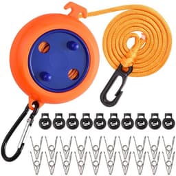 Stunq® Uittrekbare Waslijn - 10 Meter, Draagbaar voor Camping & Reizen — thumbnail 1