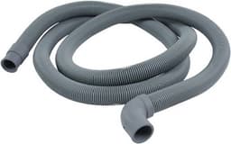 Nedis Afvoerslang - 22 mm - 19 mm - 0.5 Bar - 1.50 m - Toepassing: Schotel / Wasmachine - Grijs — thumbnail 1