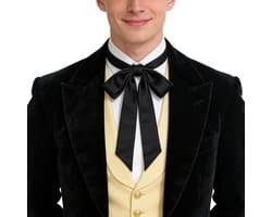 zijden skinny sjaal, multifunctionele lange stoffen stropdas, 200x5cm, Regency Cravat, Victoriaanse ascot, renaissance halsdoek, mode haaraccessoire, cosplay kostuum stropdas