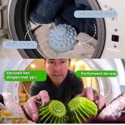 Set Wasbal en Herbruikbare Droogballen voor Ecologisch Wassen — thumbnail 5