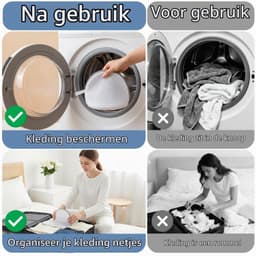 Waszakken voor beha's - 4 stuks - met ritssluiting - 19 x 15 cm — thumbnail 4