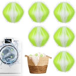Elzusha - Haarvangers voor Wasmachine - 6 Stuks - Herbruikbaar — thumbnail 1