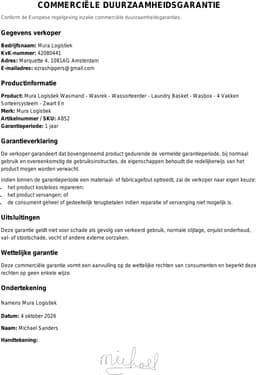 Mura Wasmand - Wasrek - Wassorteerder - Laundry Basket - Wasbox - 4 Vakken Sorteersysteem - Gelabeld - 145L - Zwart / Bruin — thumbnail 4