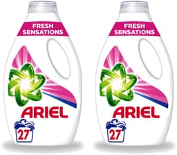 2 x Ariel Original - Fresh Sensations - Vloeibaar Wasmiddel - Witte en Lichtgekleurde Was - 27 Wasbeurten - Voordeelverpakking - 2 stuks — thumbnail 1
