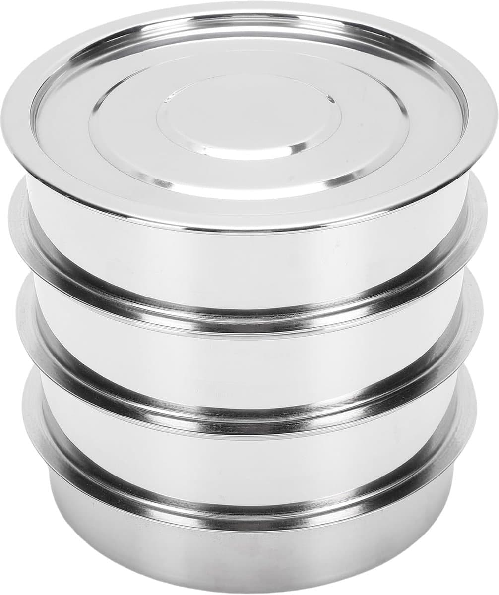 Sprouting Tray Starter, Roestvrijstalen Zaadstarter met 4 Stapelbare Lagen en Drainagegaten voor Binnentuinieren en Gebruik in de Kas (4 niveaus) — afbeelding 1