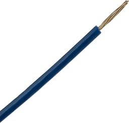 Waslijn - set van 4 - 30 meter stalen draad - omhulsel van pvc - extra sterk - balkon binnen en buiten - blauw Waslijndraad met stalen kern — thumbnail 5